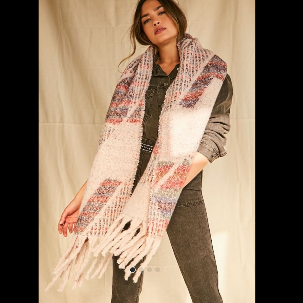 Patternblock Oblong Scarf